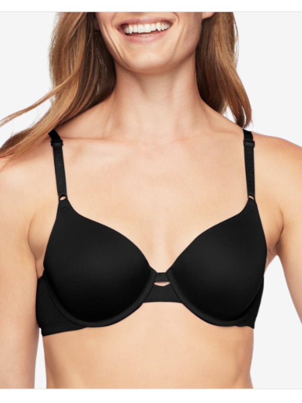 Warners Cloud 9 Super Soft Underwire Lightly Lined T-Shirt Bra RB1691A - Black